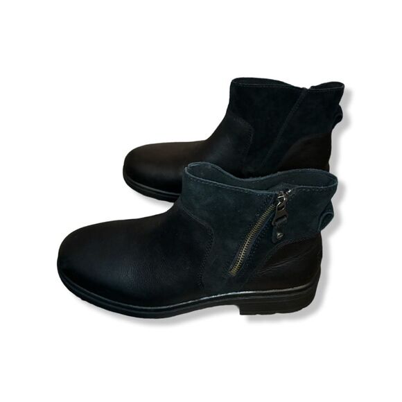 UGG | Harrison Zip Suede and Leather Boot | Size 10 - Picture 4 of 5